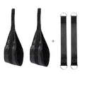 Fitness AB Sling Straps Suspension Rip-Resistant Heavy Duty Pair for Pull Up Bar Hanging Leg Raiser Home Gym Fitness Equipment