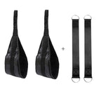 Fitness AB Sling Straps Suspension Rip-Resistant Heavy Duty Pair for Pull Up Bar Hanging Leg Raiser Home Gym Fitness Equipment