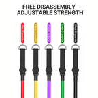 Bodybuilding Resistance Bands Set Multi-function Tensioner Suit Muscle Training Belt Elastic Bands Portable Fitness Equipment